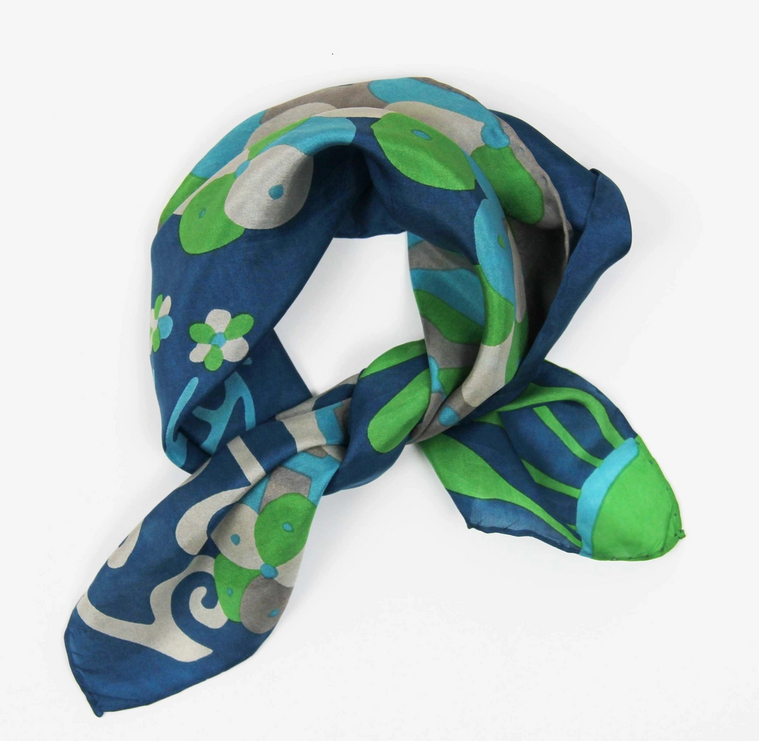 Mini Sakura Scarf • Blue