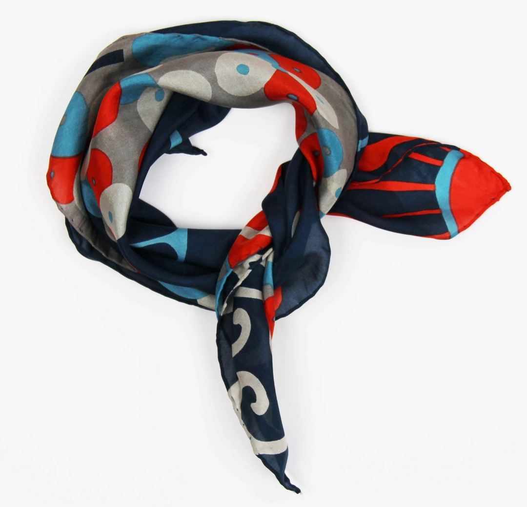 Mini Sakura Scarf • Marine