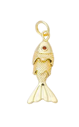 Articulated Fish Pendant • 23mm