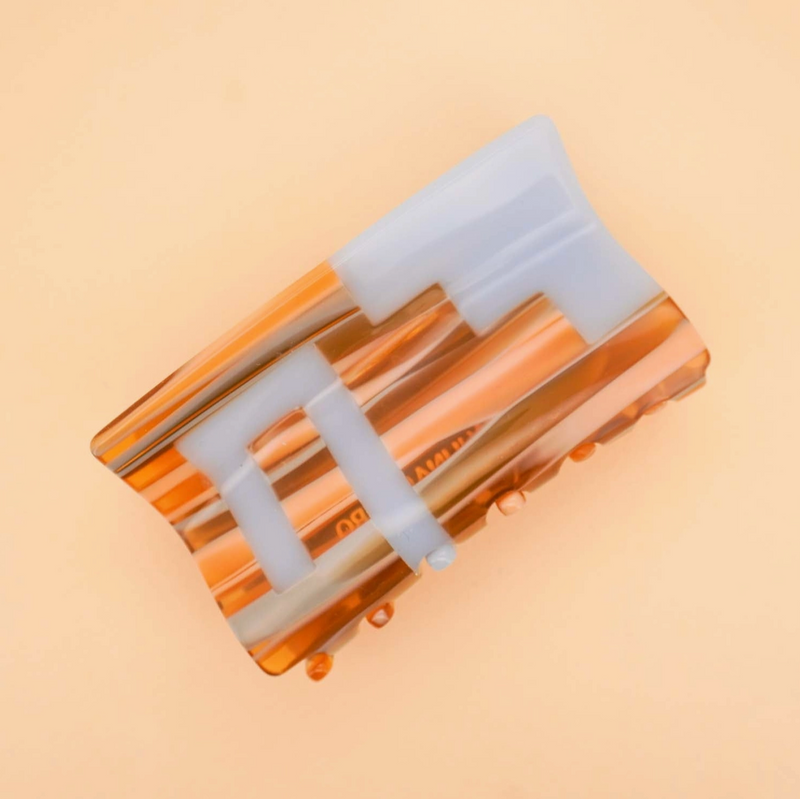Greca Hair Claw • Stripes
