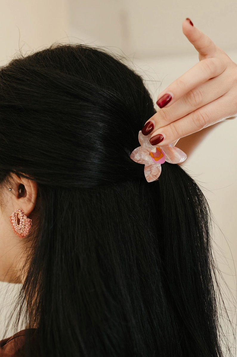 Orchid Hair Claw
