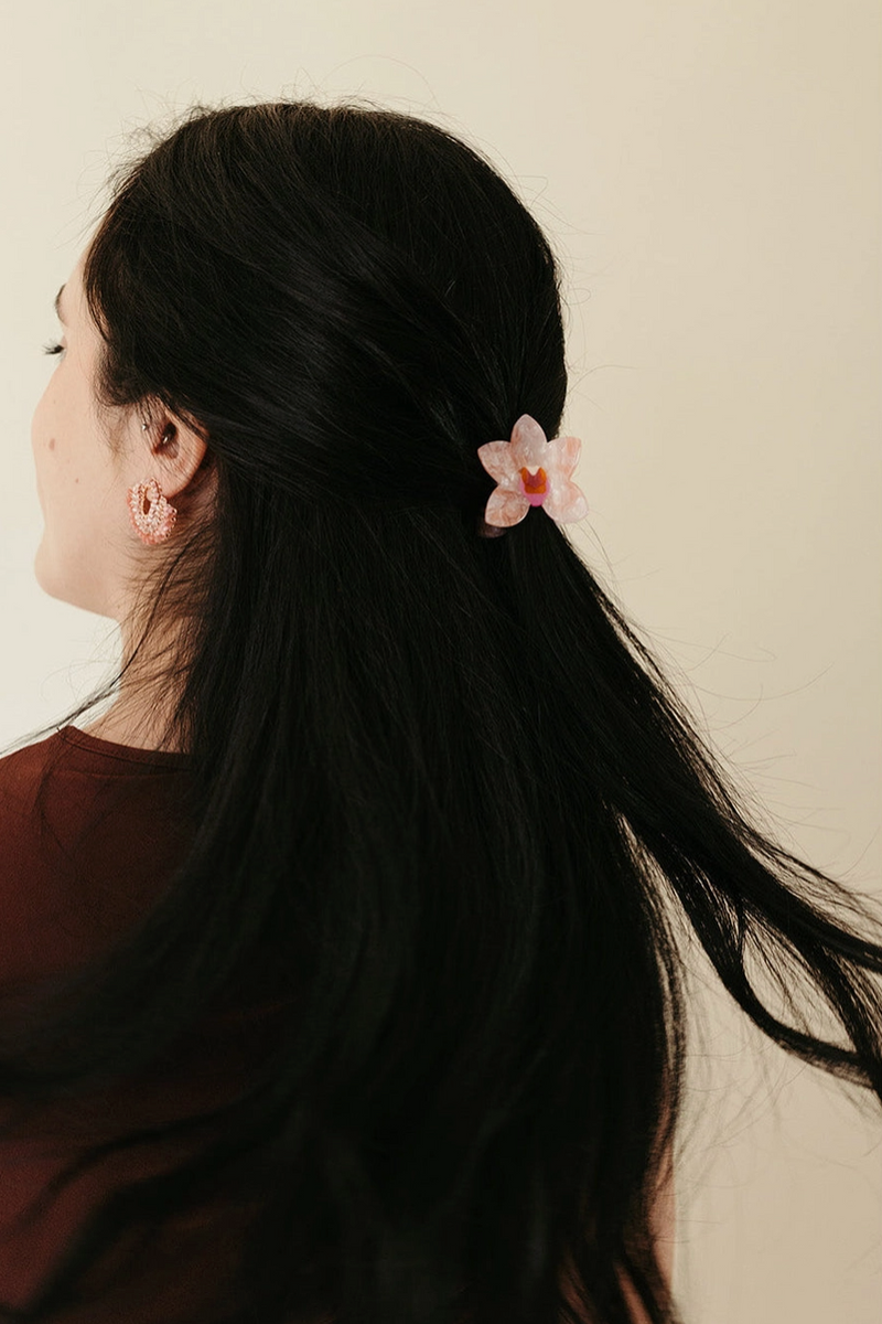 Orchid Hair Claw