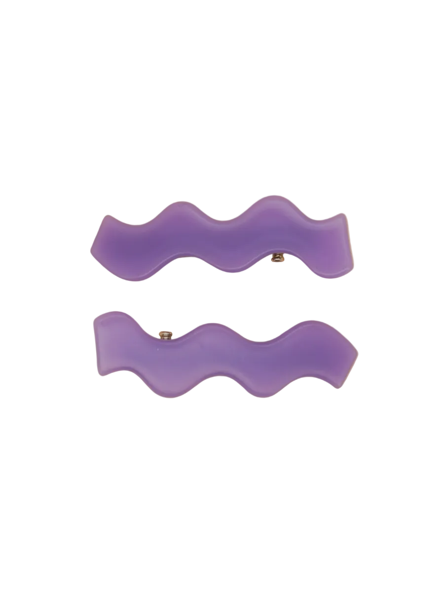 Squiggle Clips • Purple
