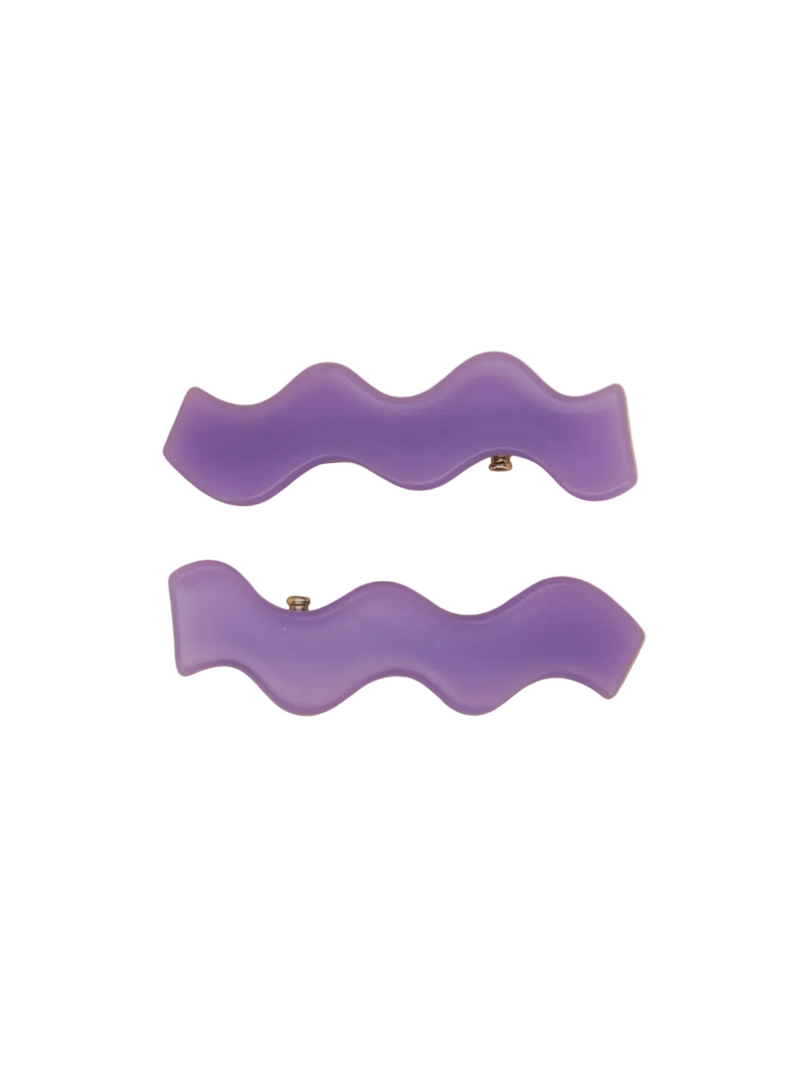 Squiggle Clips • Purple