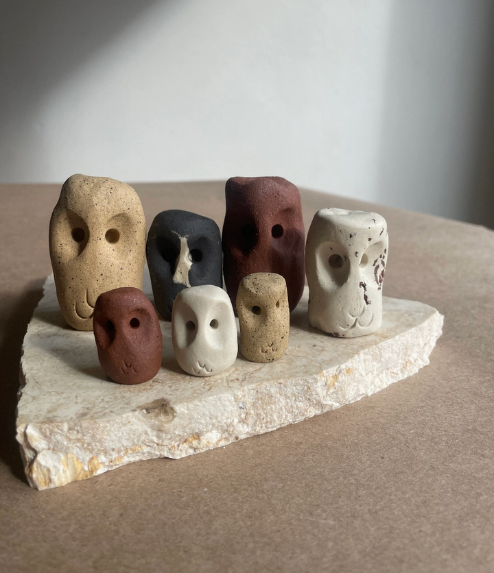 Handmade Ceramic Owl • Mini