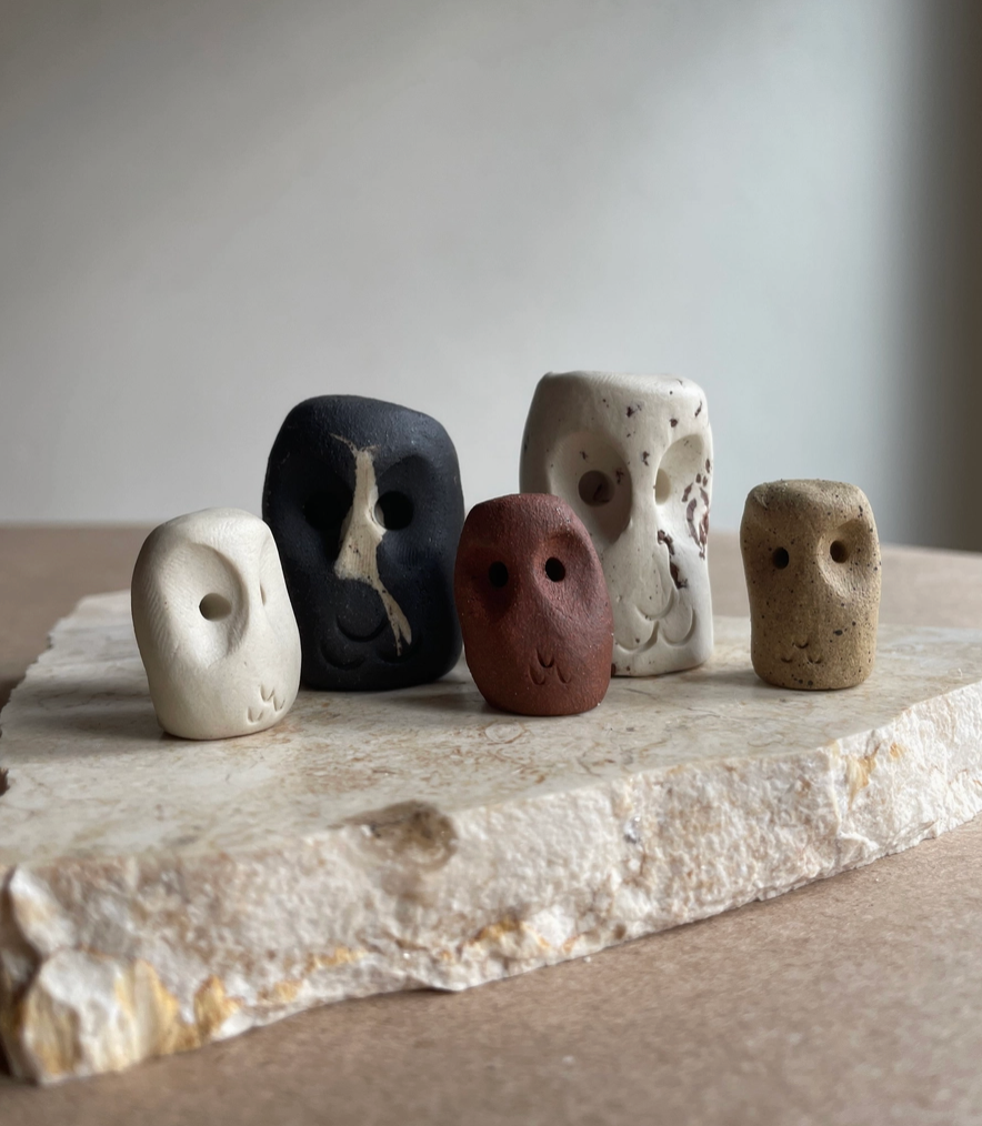 Handmade Ceramic Owl • Mini