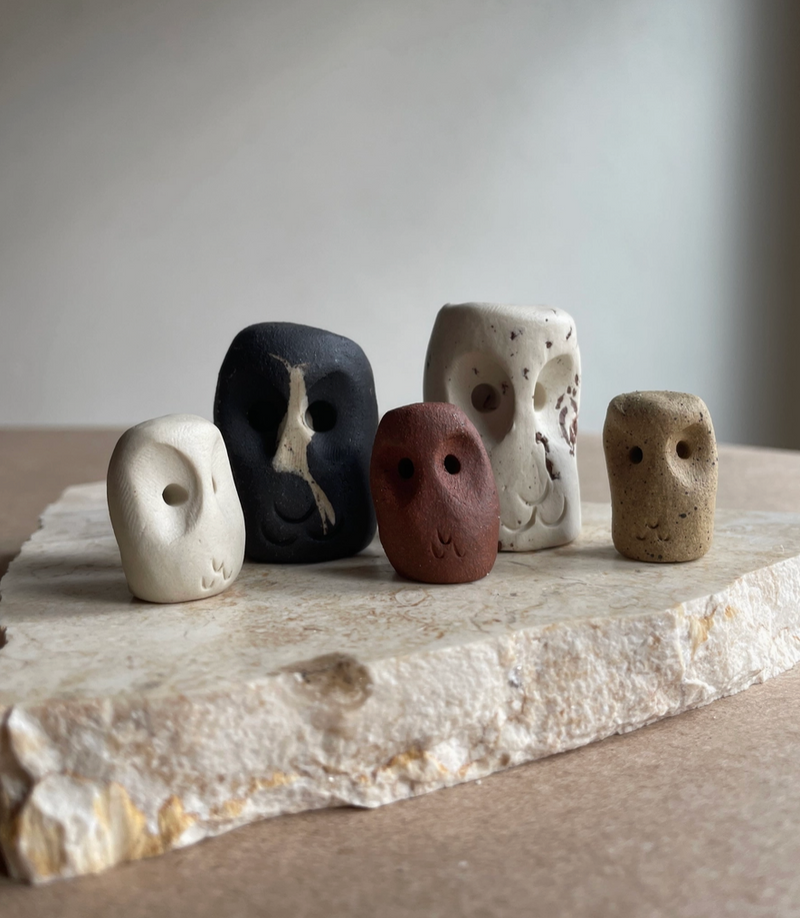 Handmade Ceramic Owl • Mini
