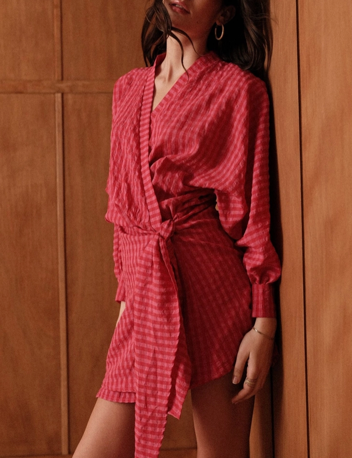 Elvire Tunic • Raspberry Gingham