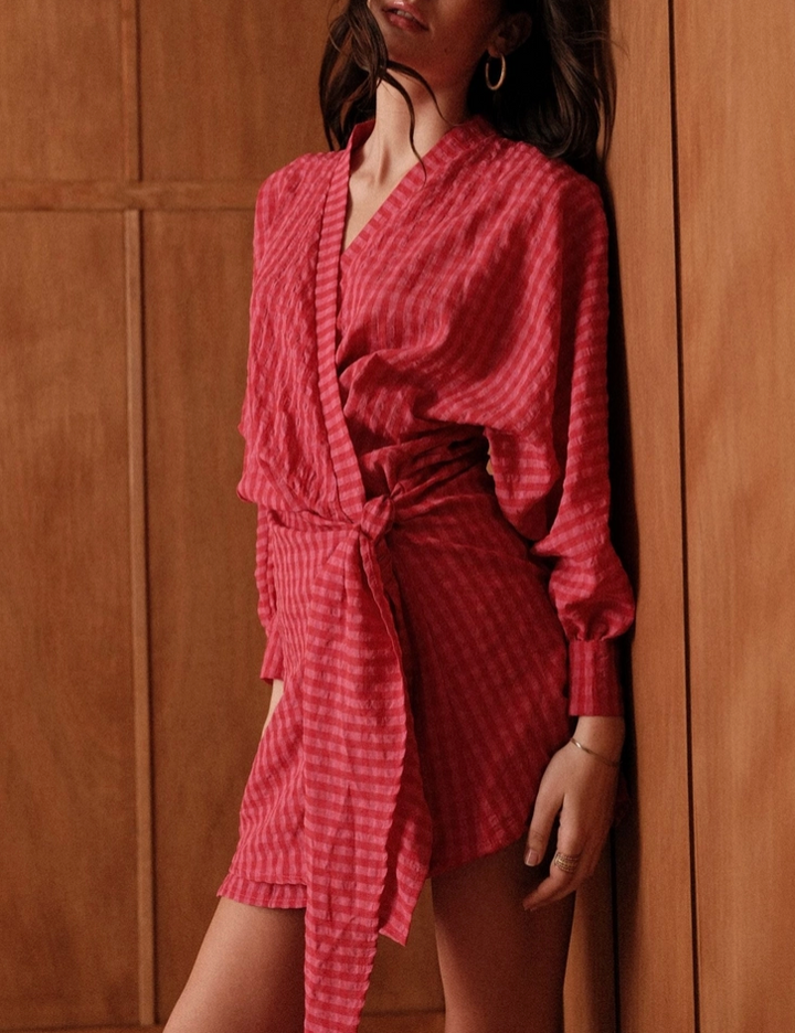 Elvire Tunic • Raspberry Gingham