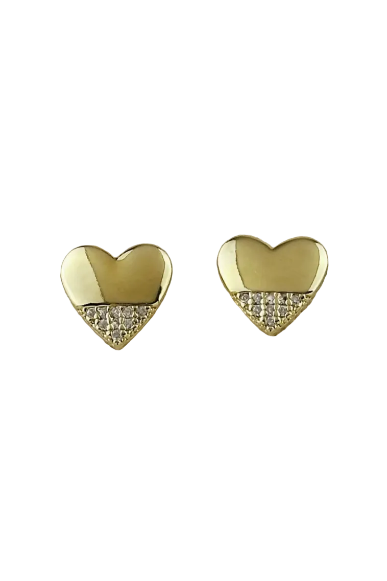 Sparkle Heart Studs