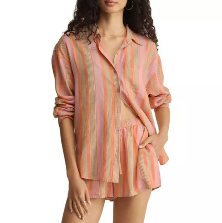 The Perfect Striped Button Up • Tiger Lily