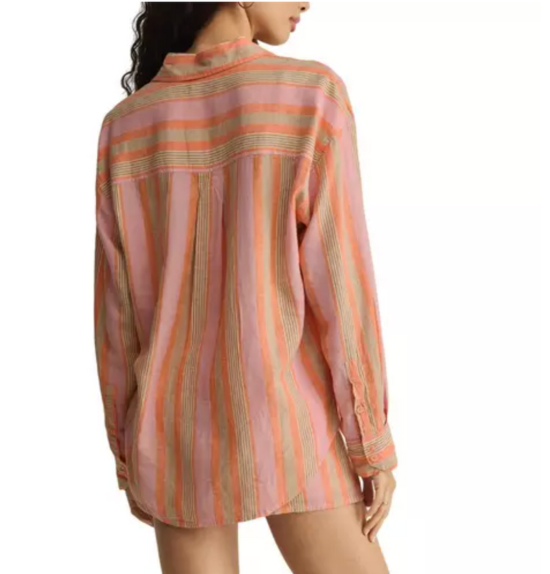 The Perfect Striped Button Up • Tiger Lily
