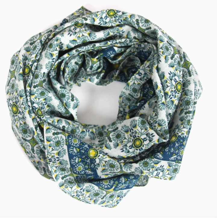 Tangerine Cotton Scarf • Yellow