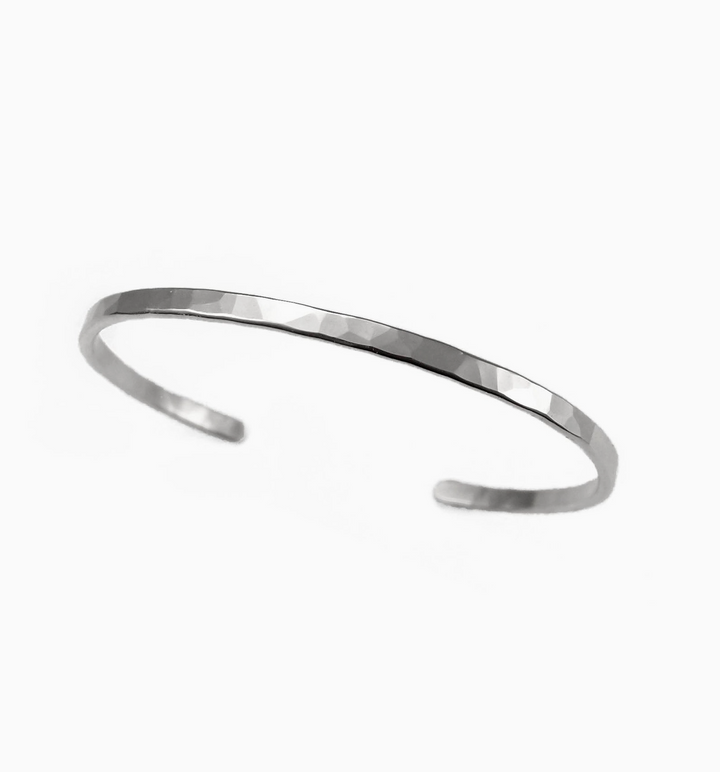 Hammered Skinny Cuff