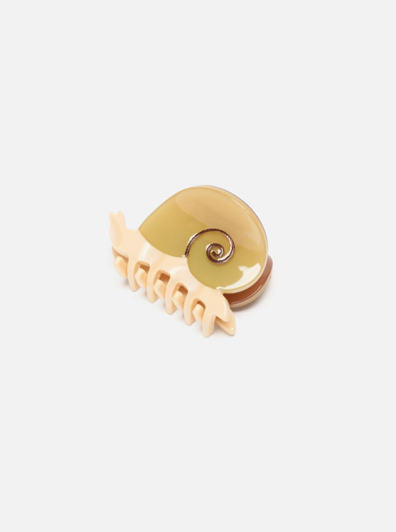 Mini Snail Hair Claw • Sand