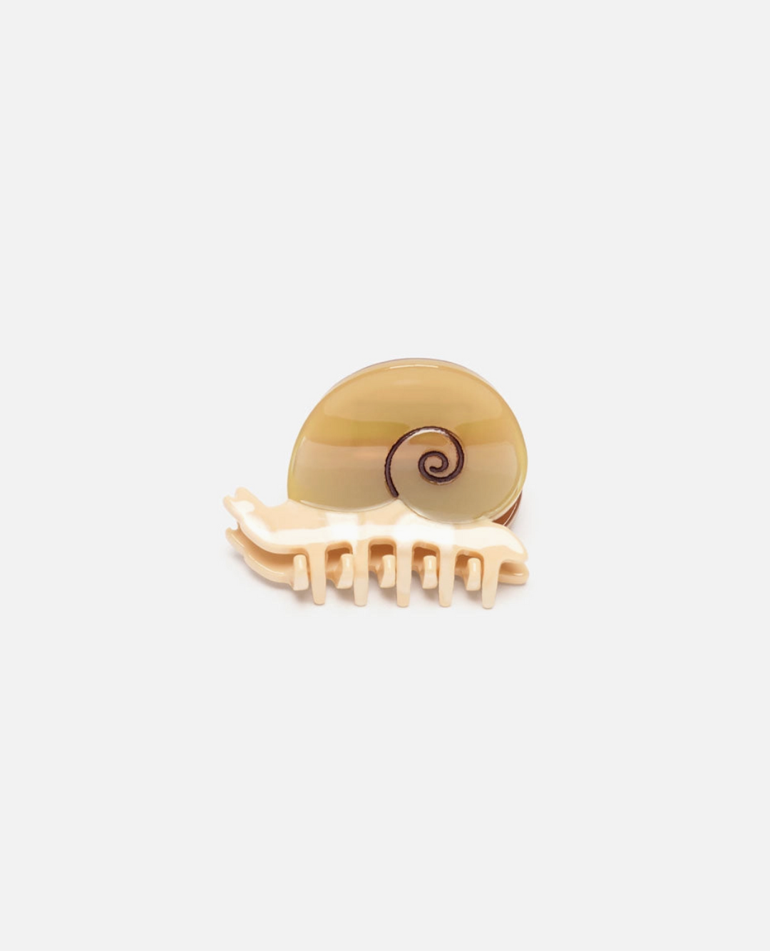 Mini Snail Hair Claw • Sand