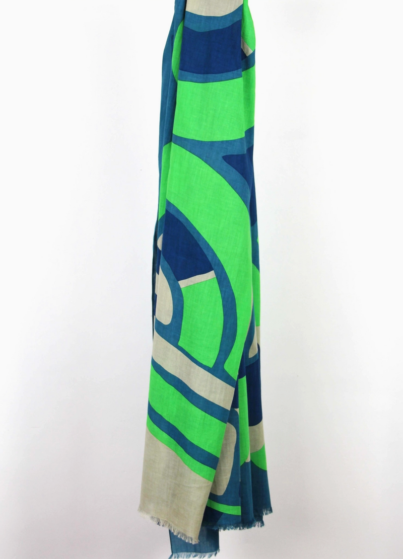 Cosmopolis Organic Cotton Scarf • Green