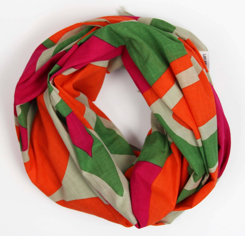 Cosmopolis Organic Cotton Scarf • Orange