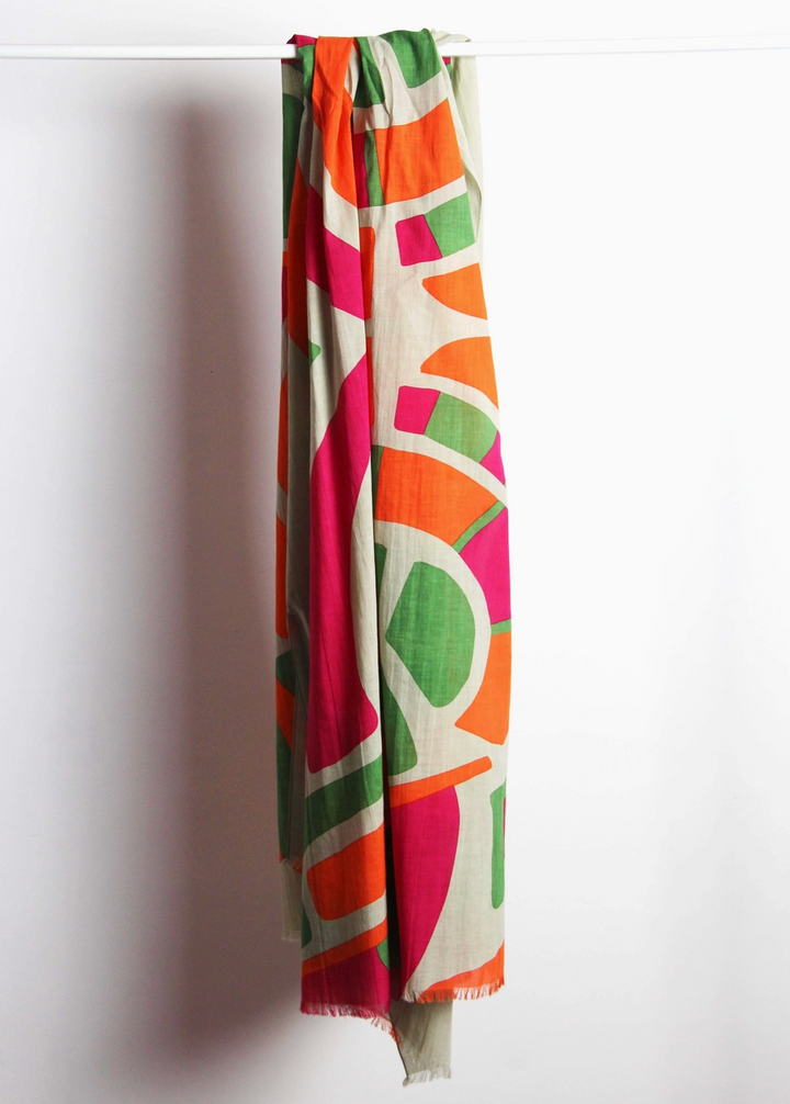 Cosmopolis Organic Cotton Scarf • Orange