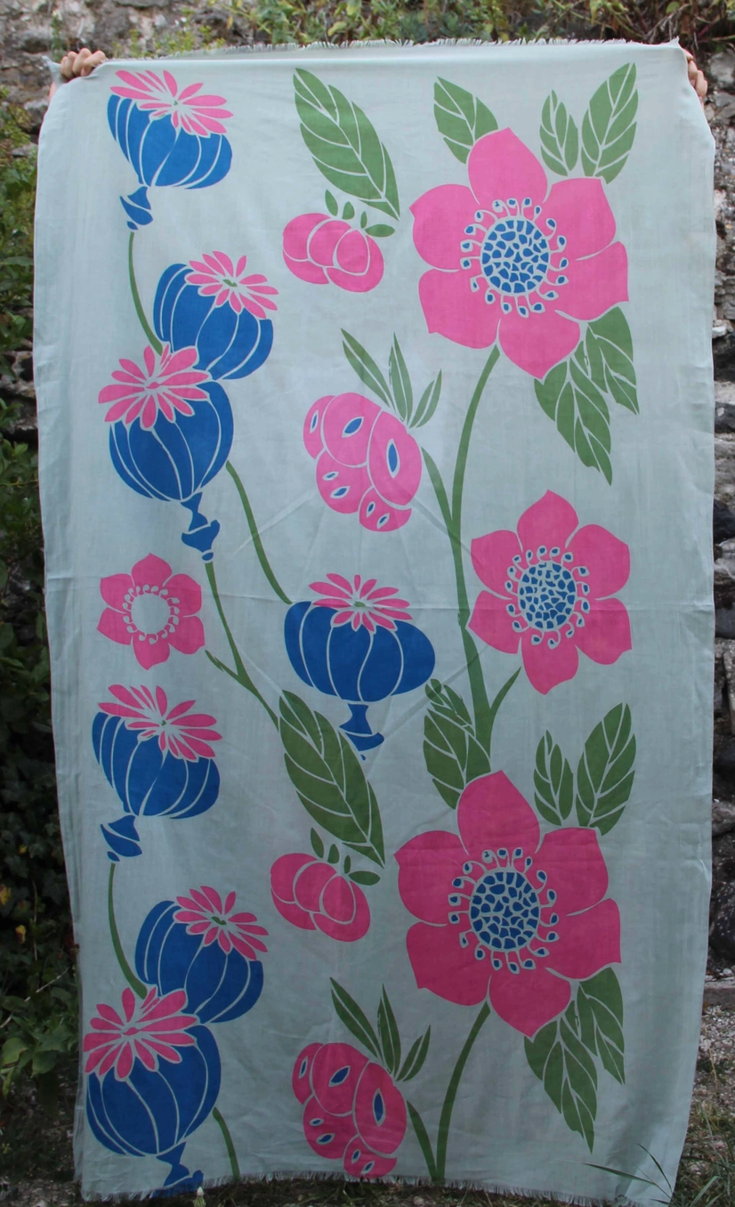 Poppy Organic Cotton Scarf • Pastel