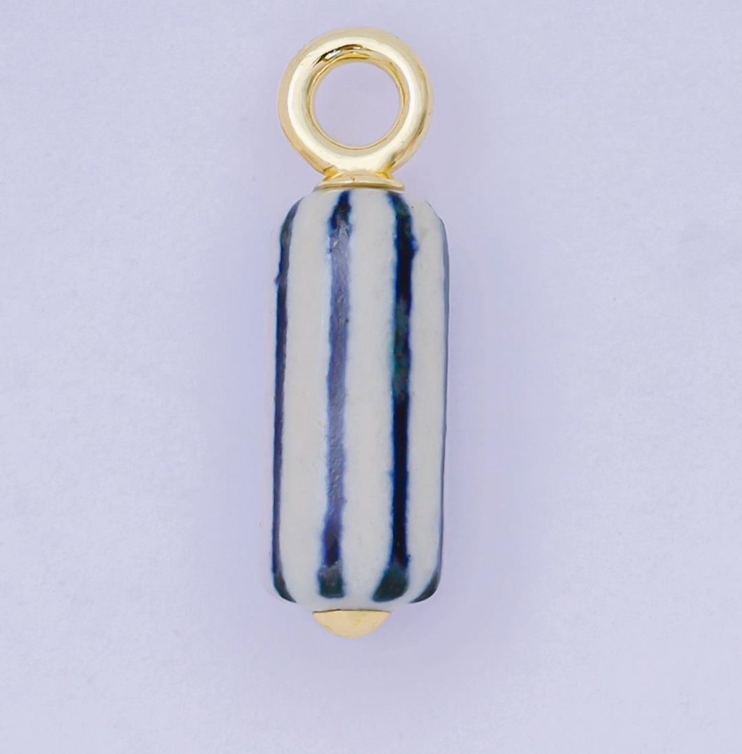 Porcelain Drop Charm