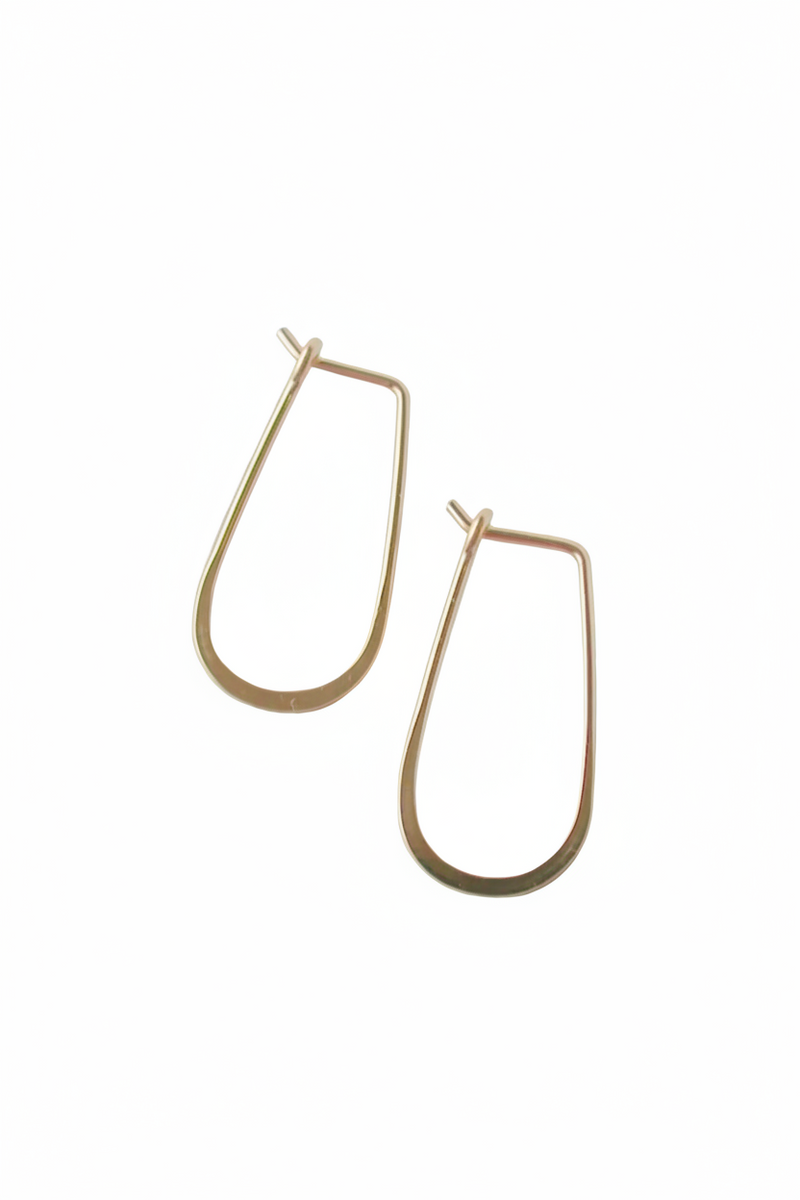 Teardrop Hoops