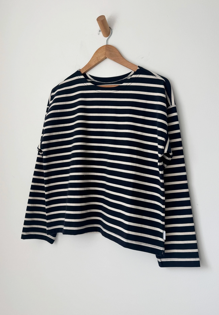 Sailor Top • Navy/White Stripe