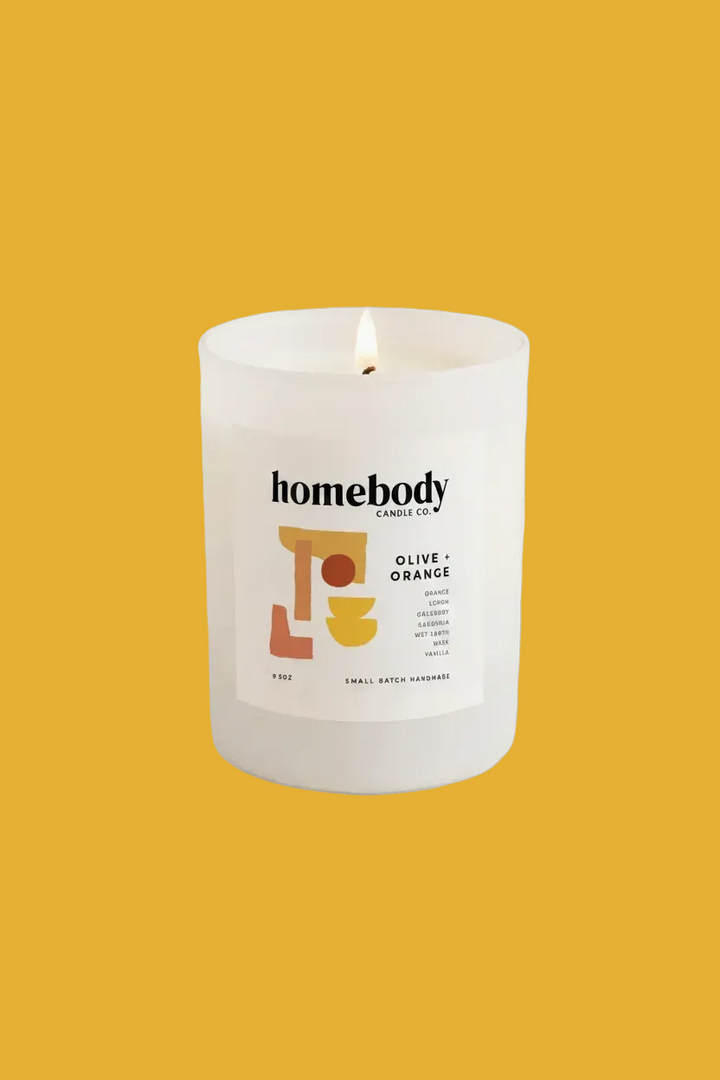 Olive + Orange Candle