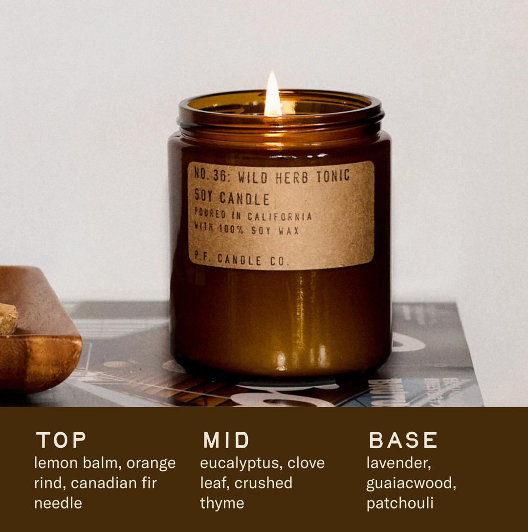 Wild Herb Tonic Soy Candle