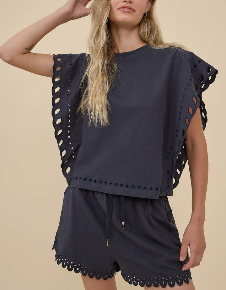 Terri Eyelet Top