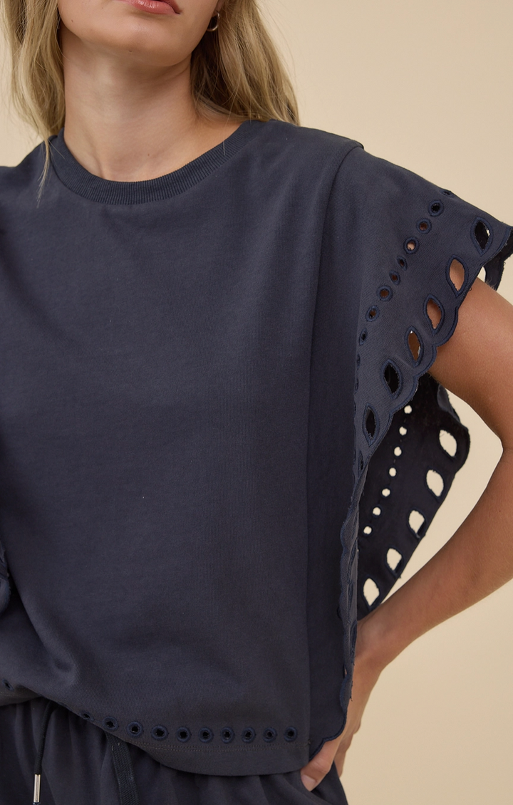 Terri Eyelet Top