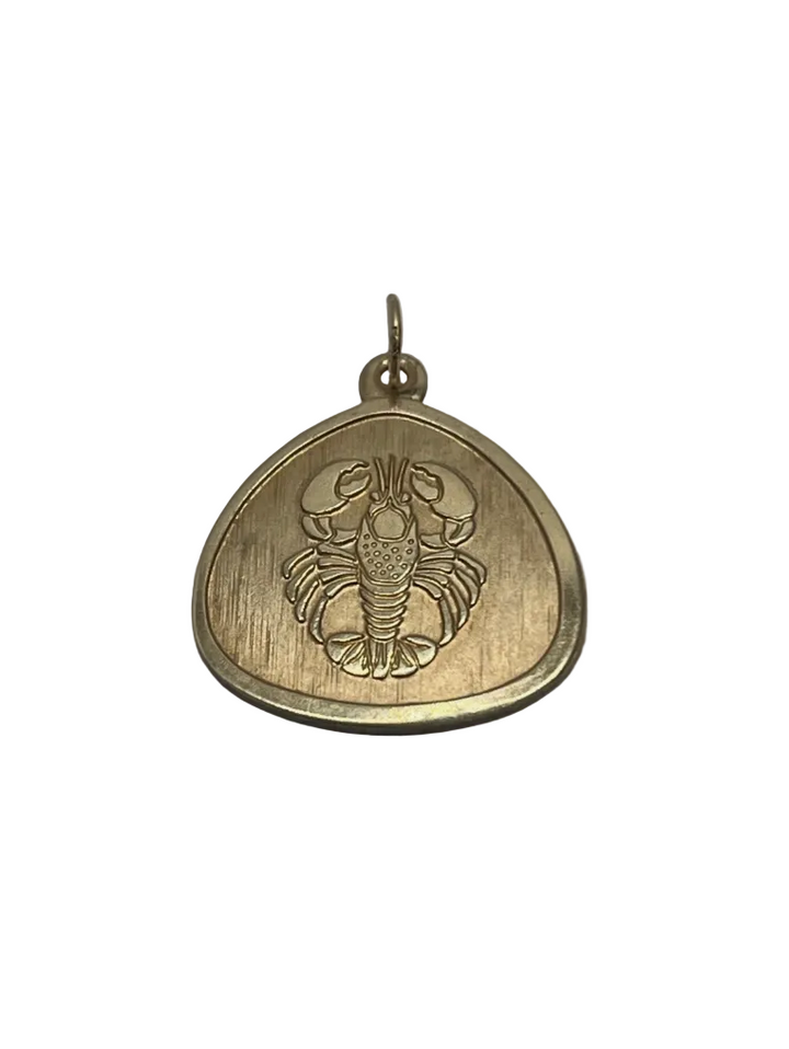 Vintage Krementz Zodiac Pendant • Cancer