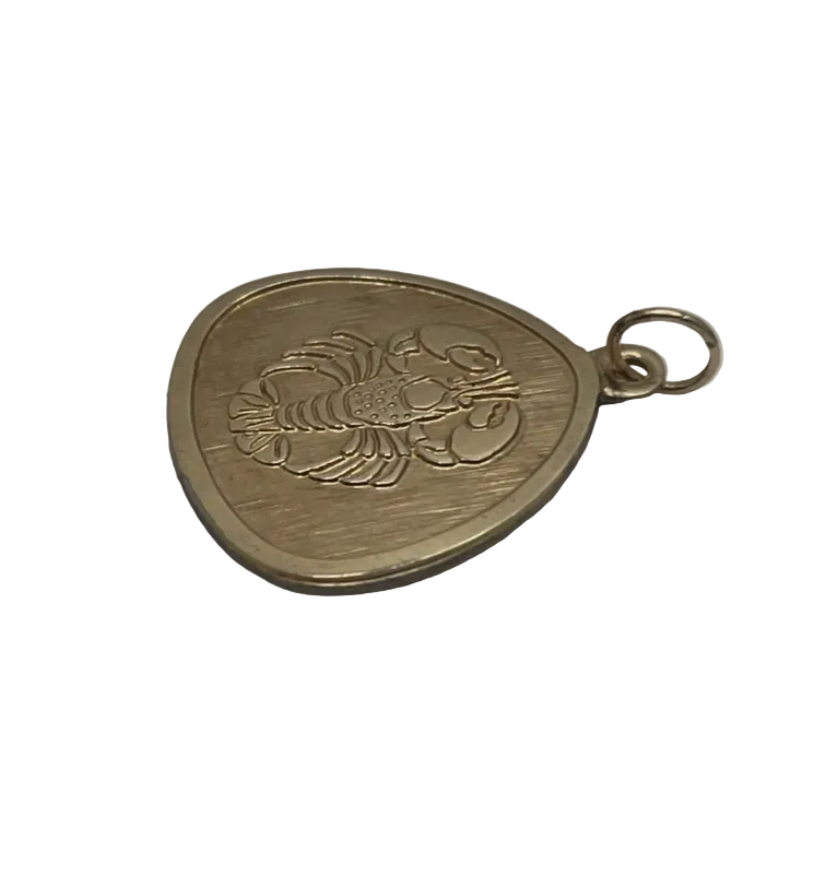 Vintage Krementz Zodiac Pendant • Cancer