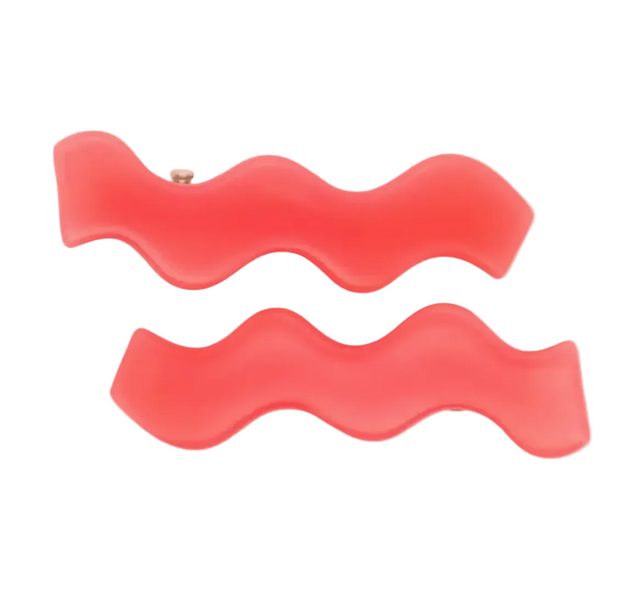 Squiggle Clips • Pink