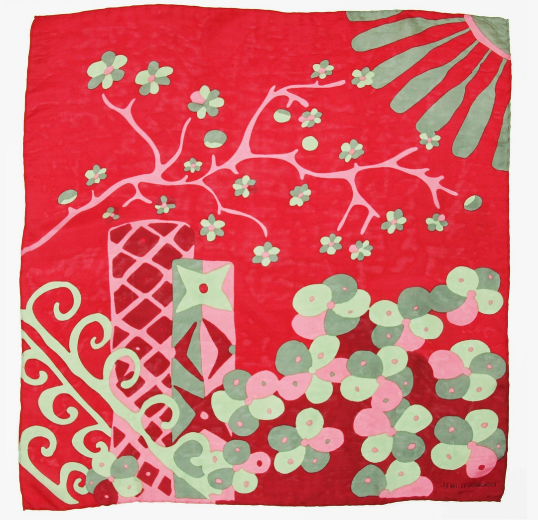 Mini Sakura Scarf • Red