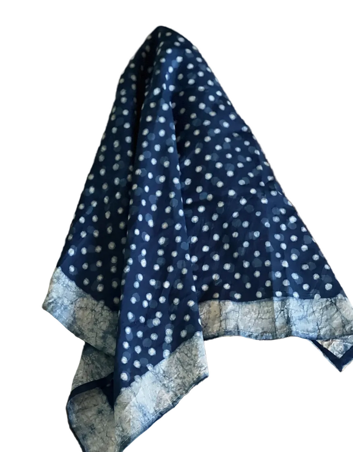 Square Bandana • Indigo Spangled