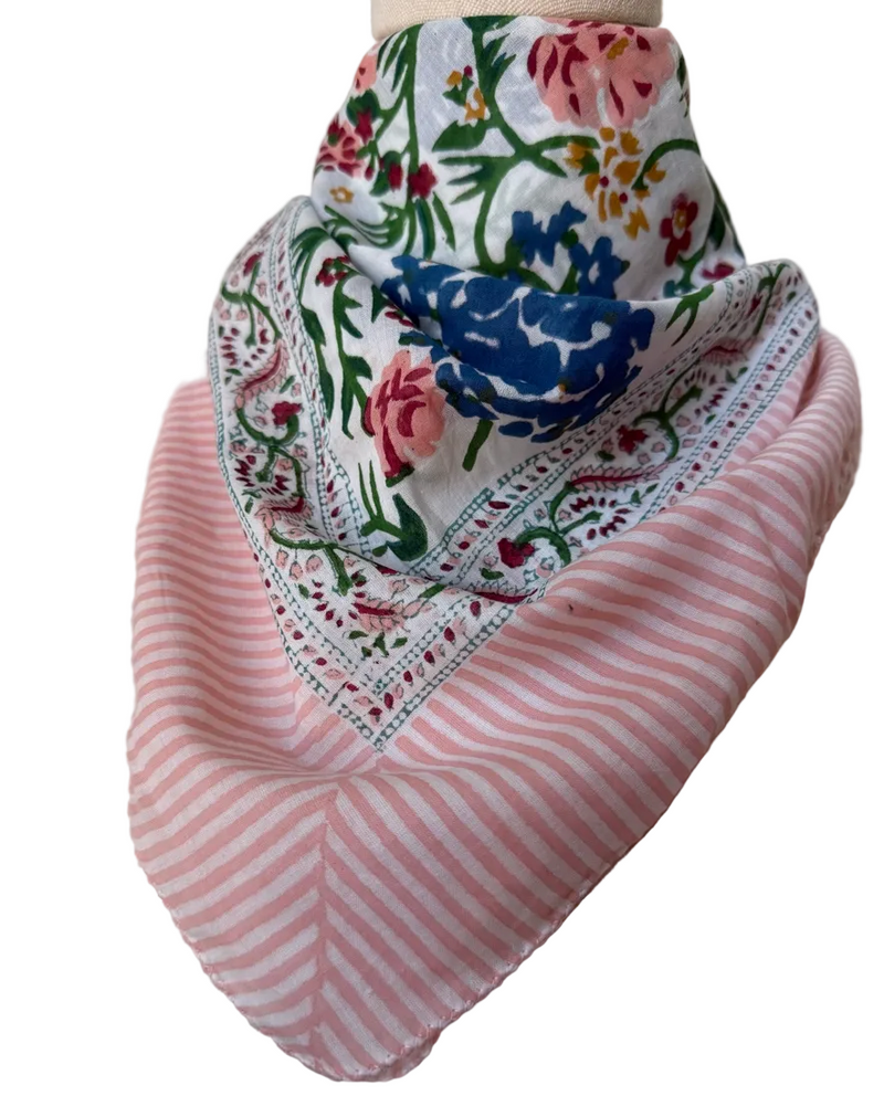 Square Bandana • Les Fleurs
