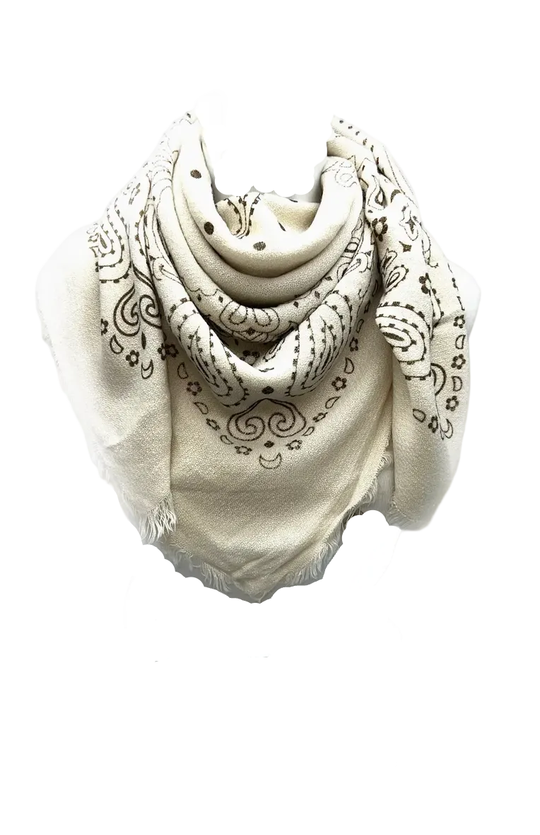 Paisley Wool Scarf