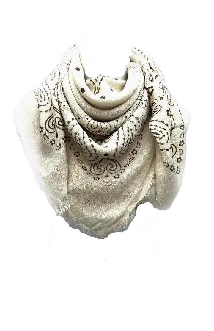 Paisley Wool Scarf