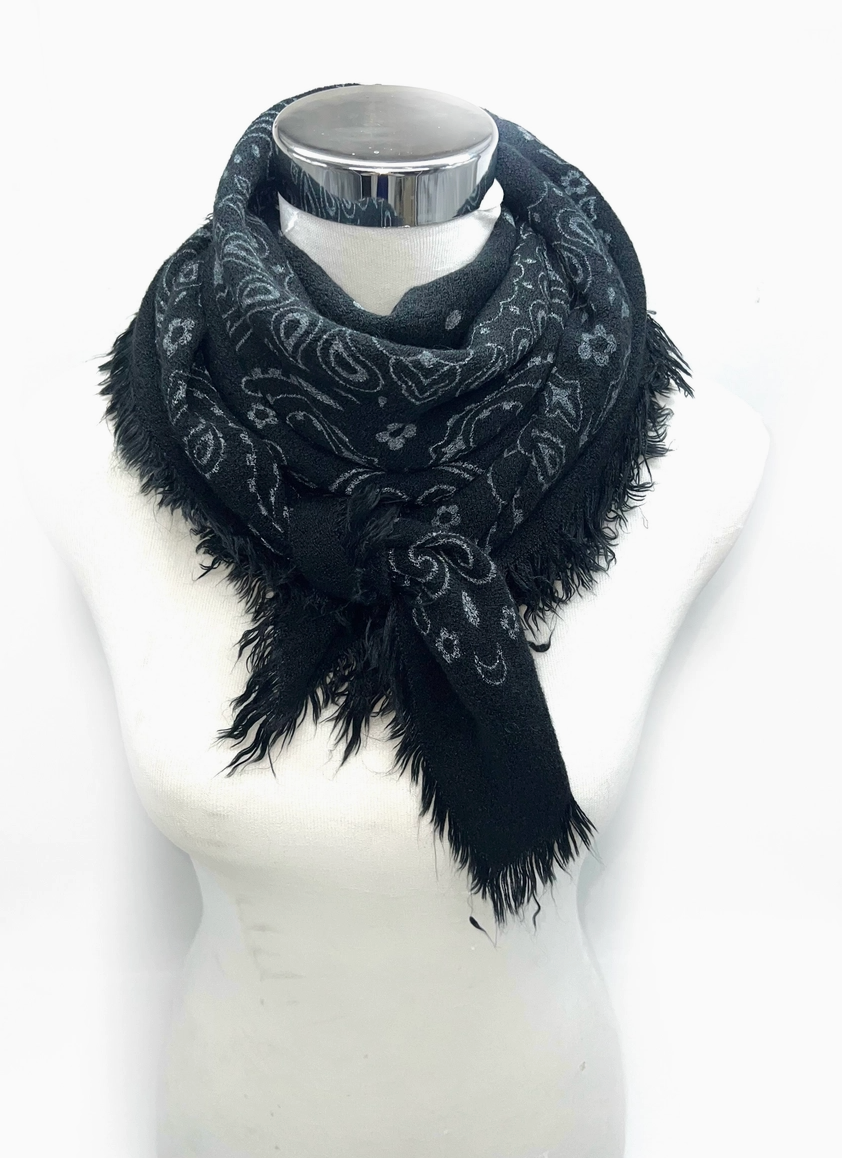 Paisley Wool Scarf