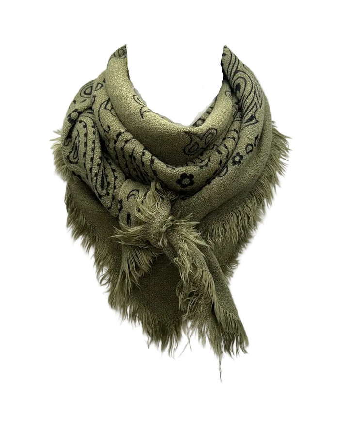 Paisley Wool Scarf