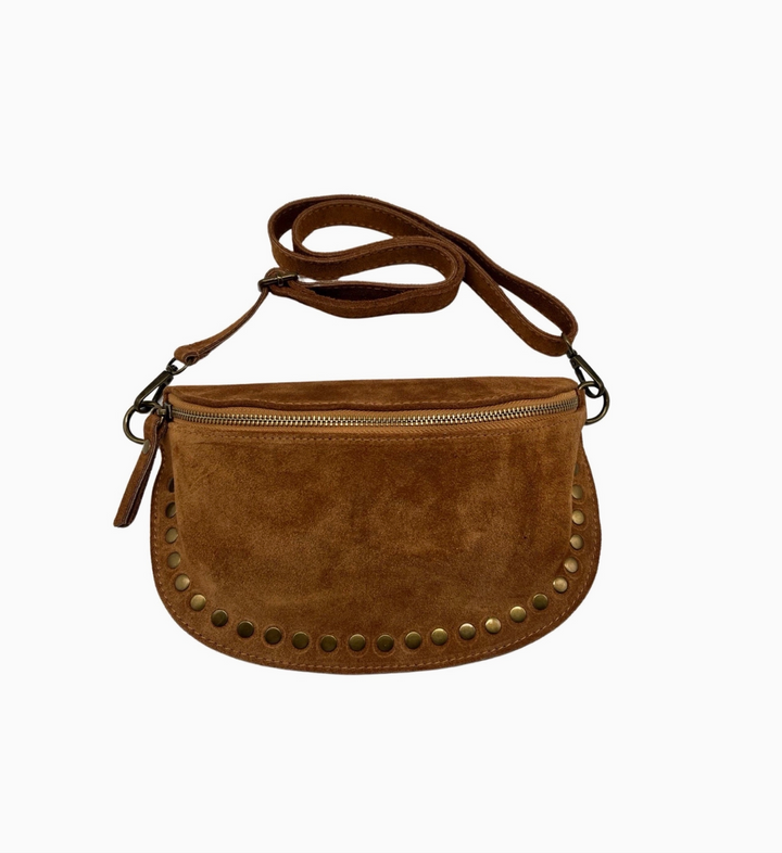 Dion Suede Crossbody Bag