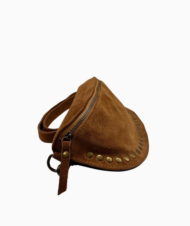Dion Suede Crossbody Bag
