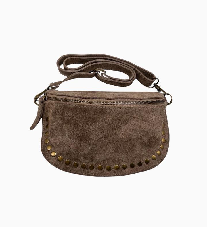 Dion Suede Crossbody Bag