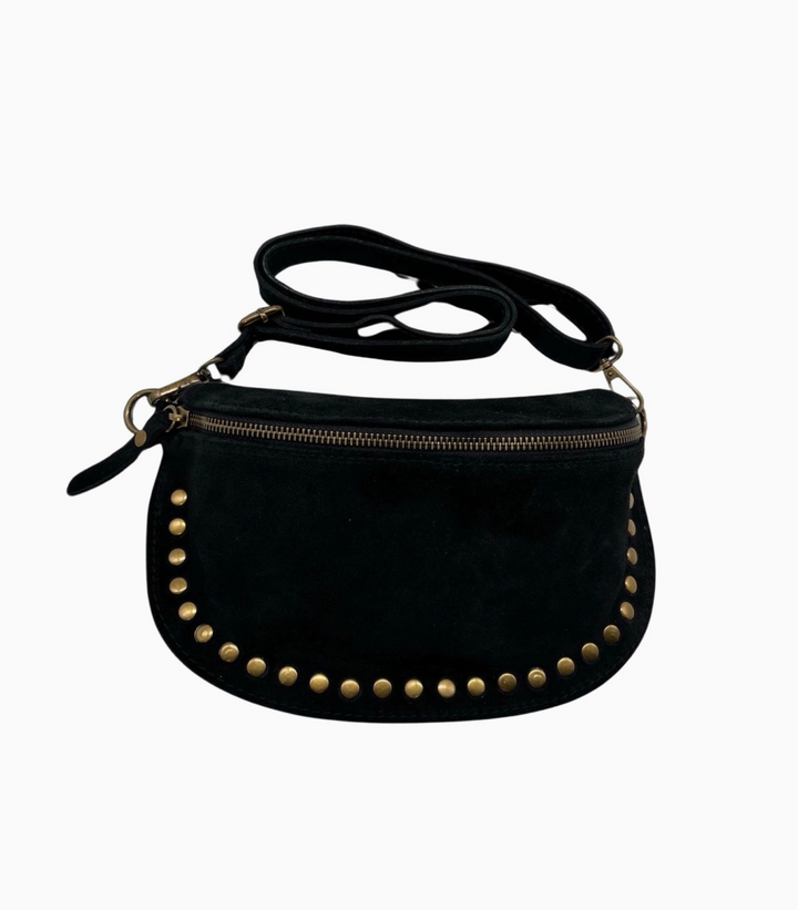 Dion Suede Crossbody Bag