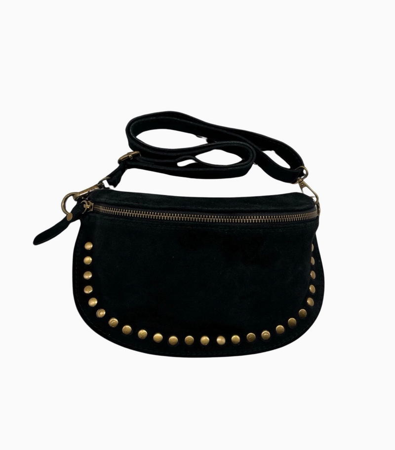 Dion Suede Crossbody Bag