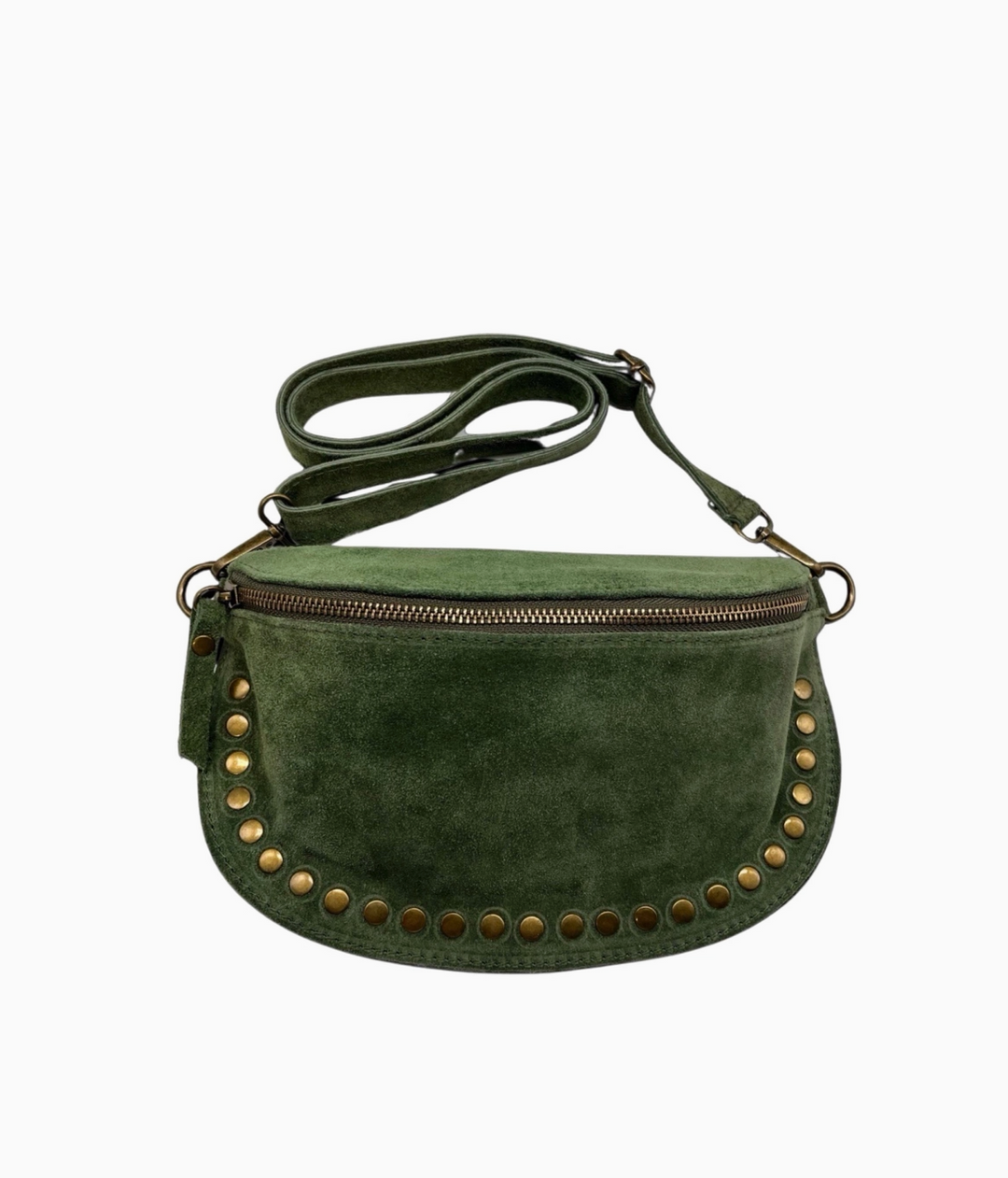 Dion Suede Crossbody Bag