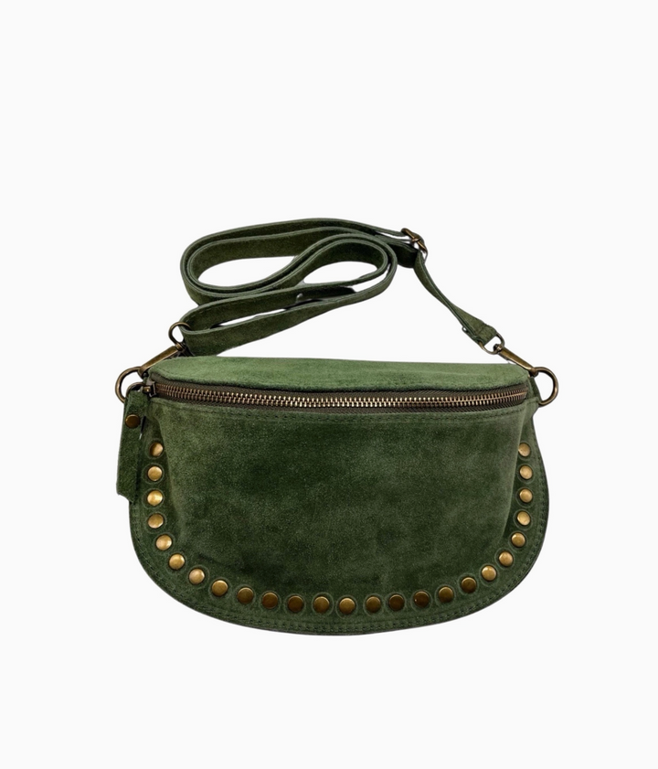 Dion Suede Crossbody Bag