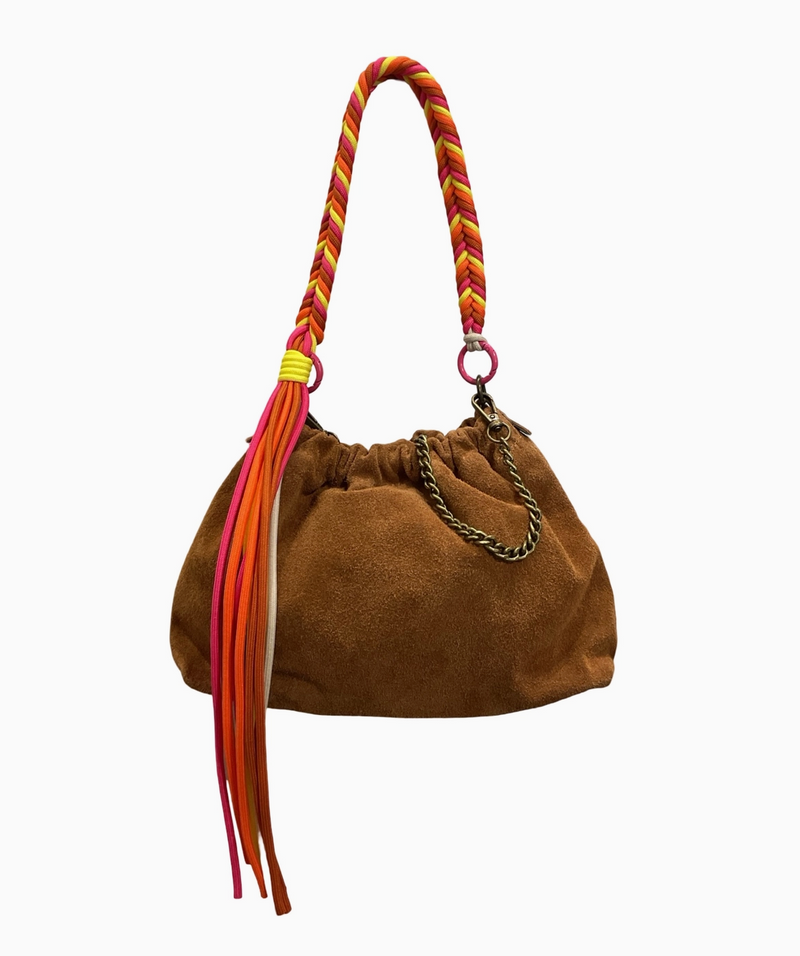 Plissa Suede Bag