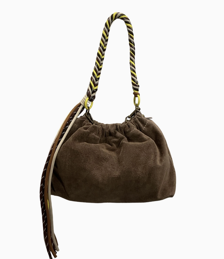 Plissa Suede Bag